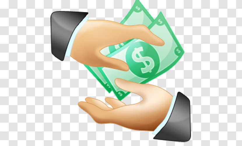 Payment Money Salary Clip Art - Wage - Holding The Dollar Hand Transparent PNG