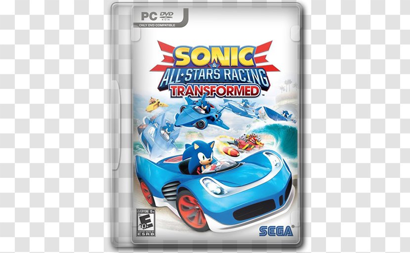 Sonic & Sega All-Stars Racing Transformed Wii U Xbox 360 PlayStation - Model Car - Icon Transparent PNG