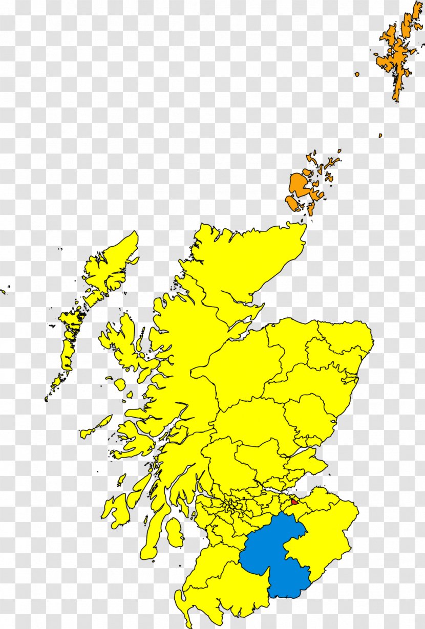 Scotland Scottish Parliament Election, 2011 Electoral District Map - Flora Transparent PNG