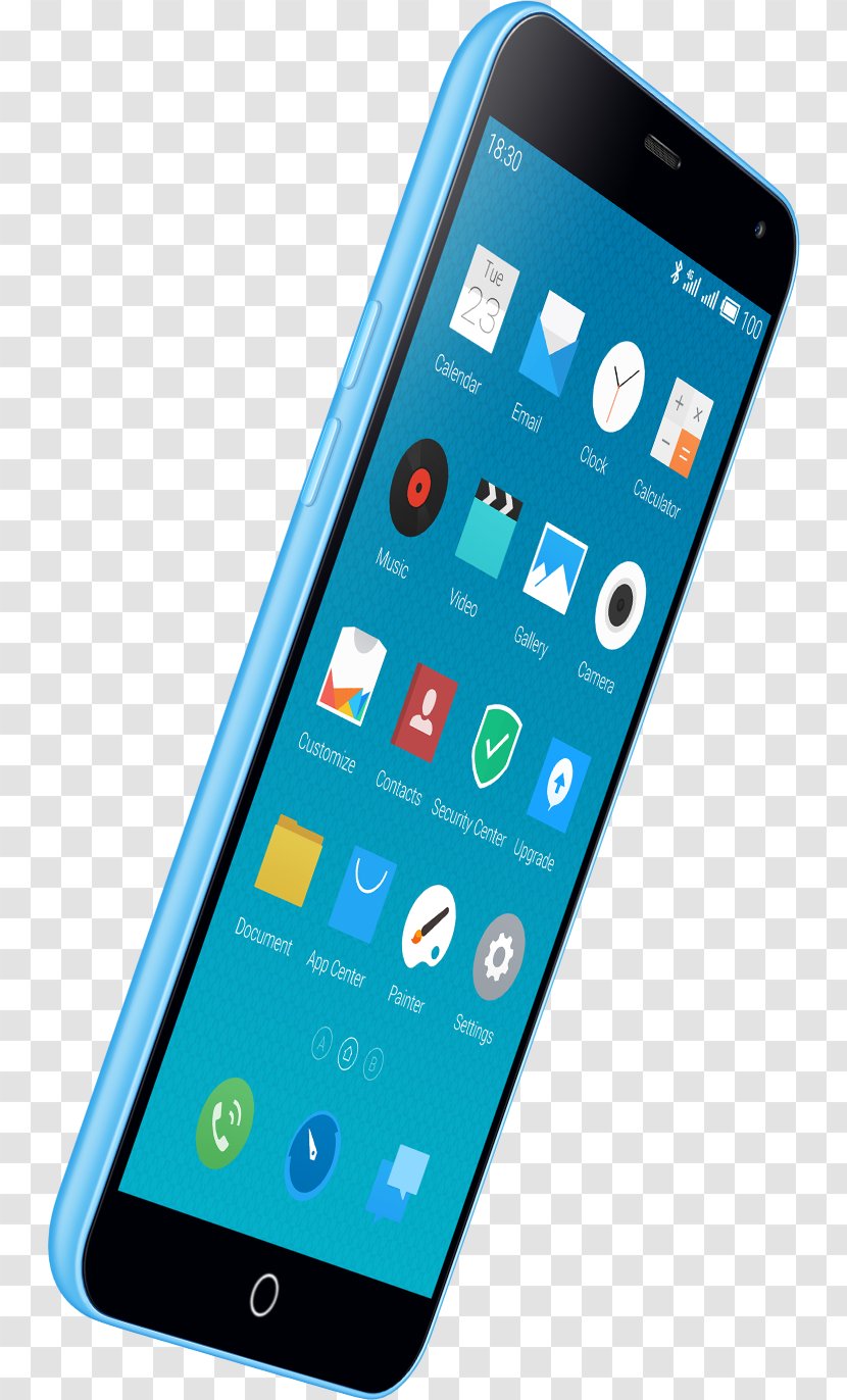 Meizu M1 Note Telephone Smartphone 4G - Communication Device - Phone Transparent PNG