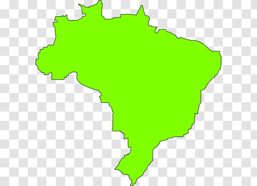 Flag Of Brazil Map Clip Art - Green - Hawaii Transparent PNG