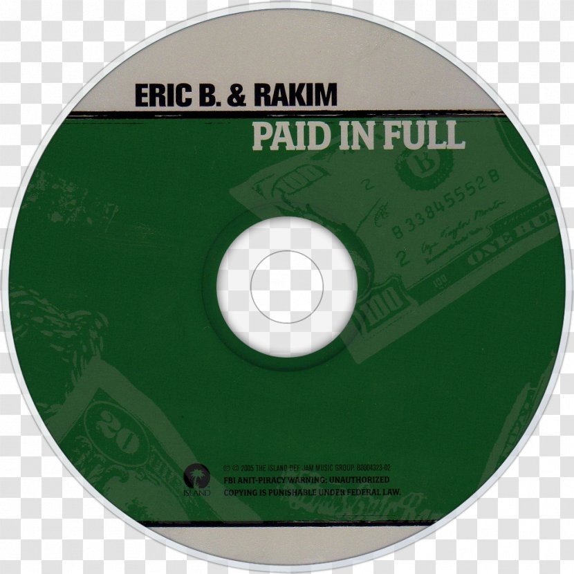 Compact Disc Brand Disk Storage - Dvd - Paid In Full Transparent PNG