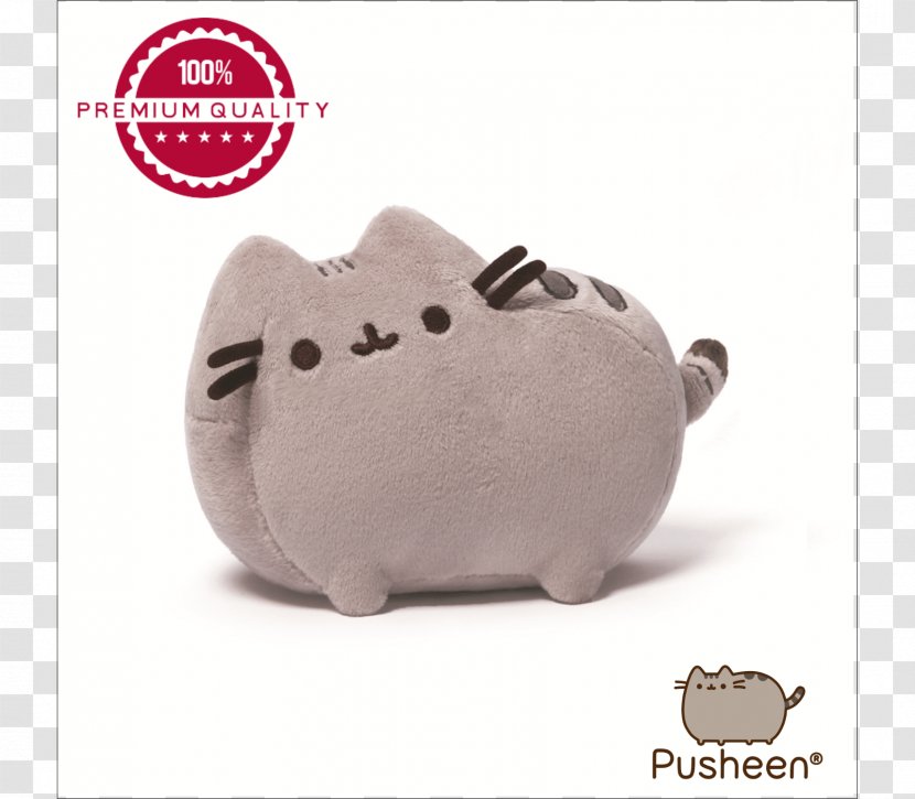 Stuffed Animals & Cuddly Toys Gund Pusheen Plush Cat - Textile Transparent PNG
