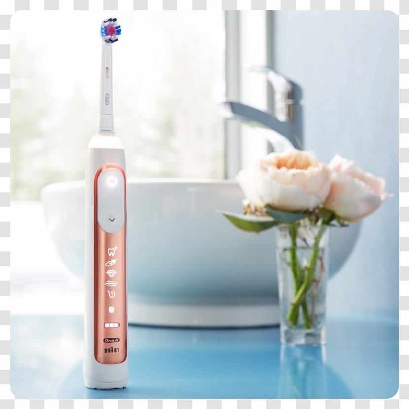 Electric Toothbrush Oral-B Genius 9000 Dentist - Flower Transparent PNG