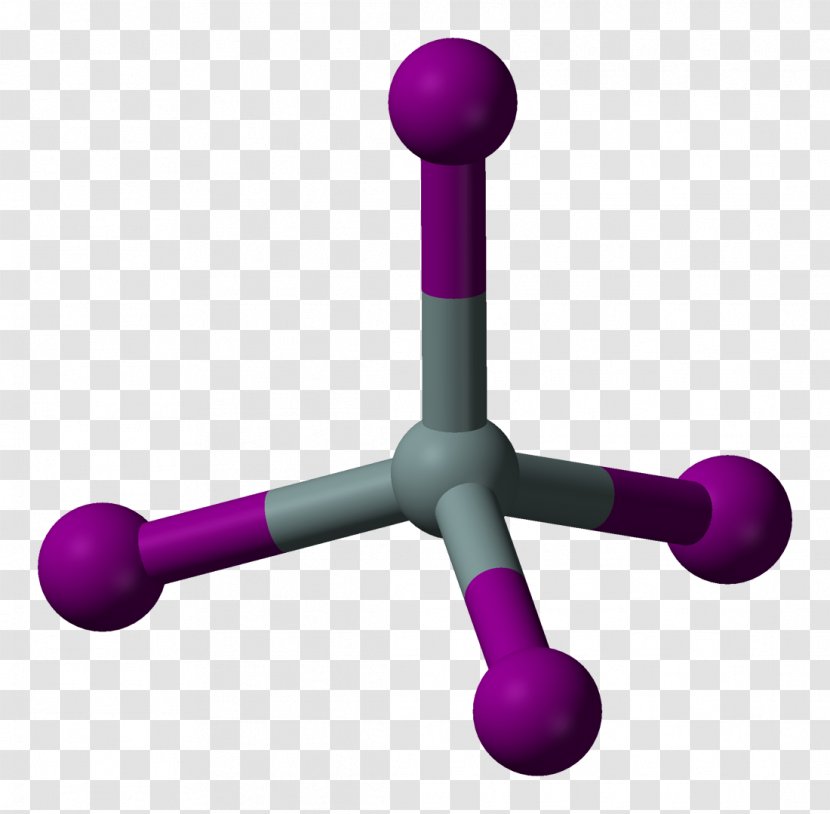 Silicon Tetrabromide Ball-and-stick Model Tetrachloride Tetraiodide Space-filling - Haft Sin Transparent PNG