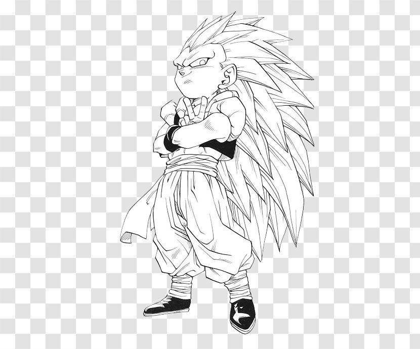 Goku Gotenks Gohan Trunks - Watercolor Transparent PNG