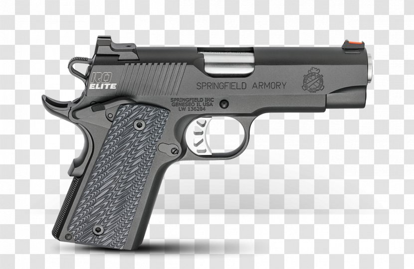 Springfield Armory, Inc. M1911 Pistol .45 ACP Firearm - Gun - Handgun Transparent PNG