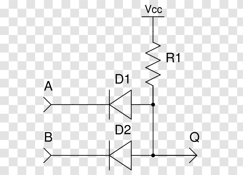 Diode Logic Diode–transistor AND Gate - Number Transparent PNG