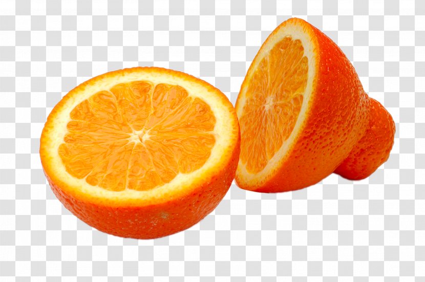 Orange Food - Oranges Cut In Half Transparent PNG