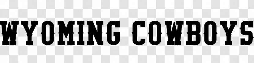Wyoming Cowboys Football Logo Brand Pint Glass - Black M Transparent PNG