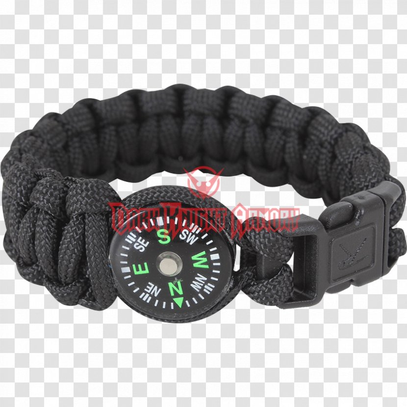 Parachute Cord Rothco Paracord Compass Bracelet Buckle Military - Fashion Accessory Transparent PNG