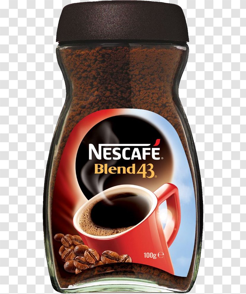 Instant Coffee Latte Espresso Nescafé - Jar Transparent PNG
