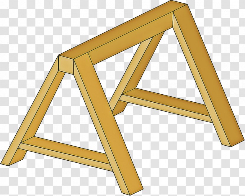Wood Table - Sawhorse - Woodworking Stool Transparent PNG