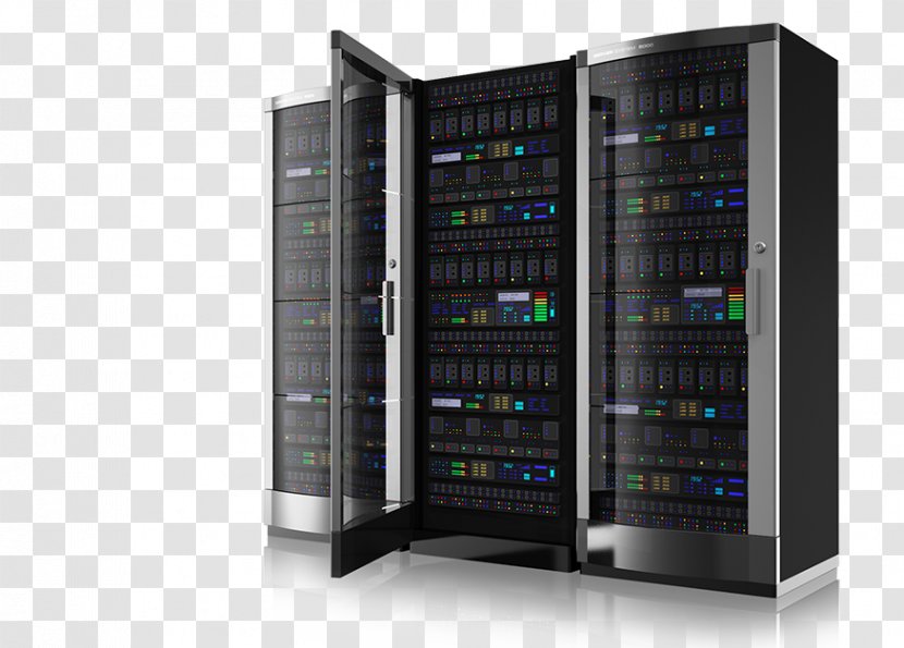 Computer Cases & Housings 19-inch Rack Servers Server Room Data Center - Mainframe Transparent PNG