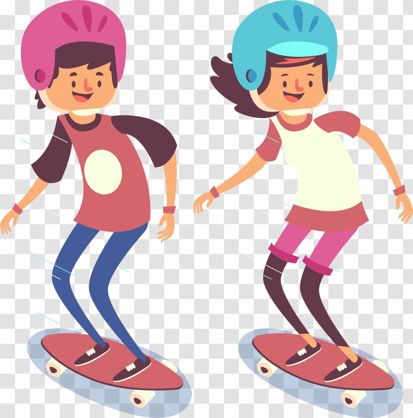 Skateboard Jump Skateboarding - Skating - Vector Racers Transparent PNG