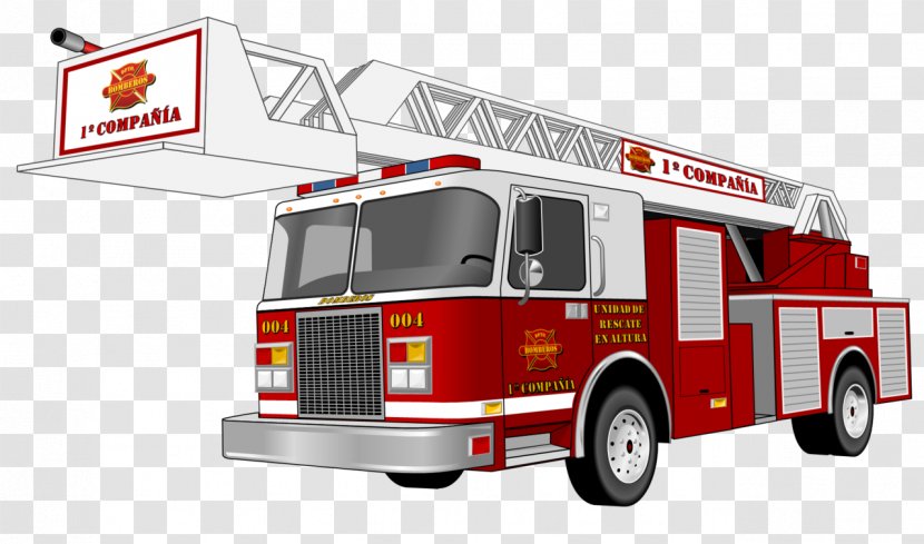 Fire Engine Firefighter Truck Firefighting - Transport Transparent PNG