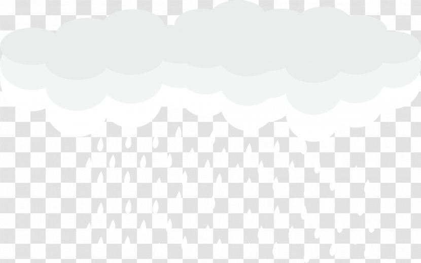 Black And White Pattern - Text - Rainy Clouds Transparent PNG