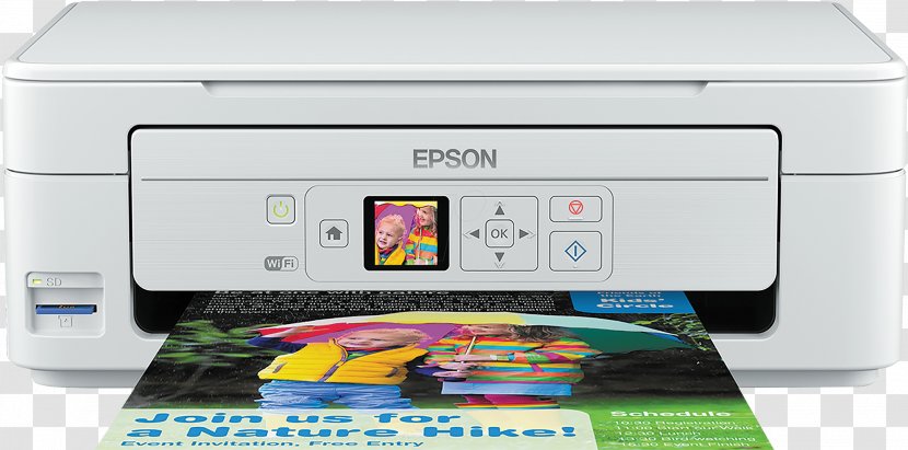 Hewlett-Packard Epson Expression Home XP-345 Multi-function Printer Ink Cartridge - Technology - Inkjet Material Transparent PNG