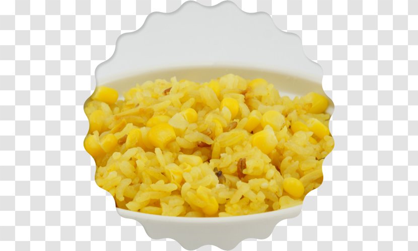 Risotto Saffron Rice Pilaf Creamed Corn Vegetarian Cuisine - Commodity Transparent PNG