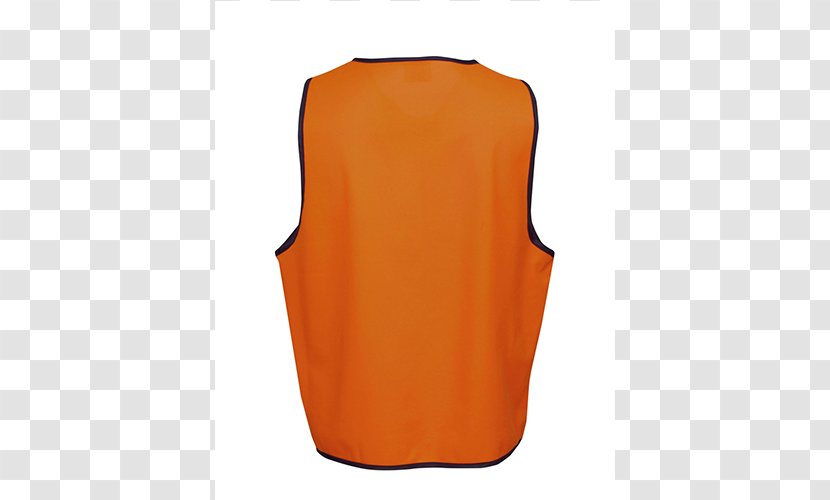 Gilets Neck - Orange - Safety Vest Transparent PNG