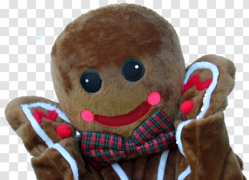 Santa Claus Designed For Christmas Character Entertainment - Audience - Gingerbread Man Transparent PNG