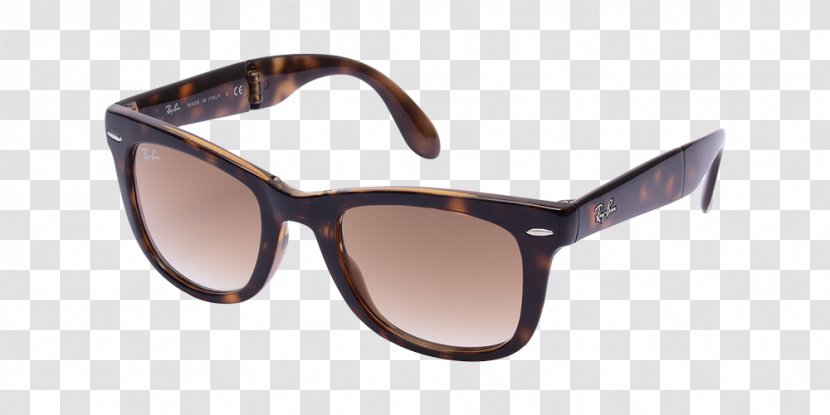 Ray-Ban Wayfarer Folding Flash Lenses Sunglasses Original Classic - Police - Ray Ban Transparent PNG