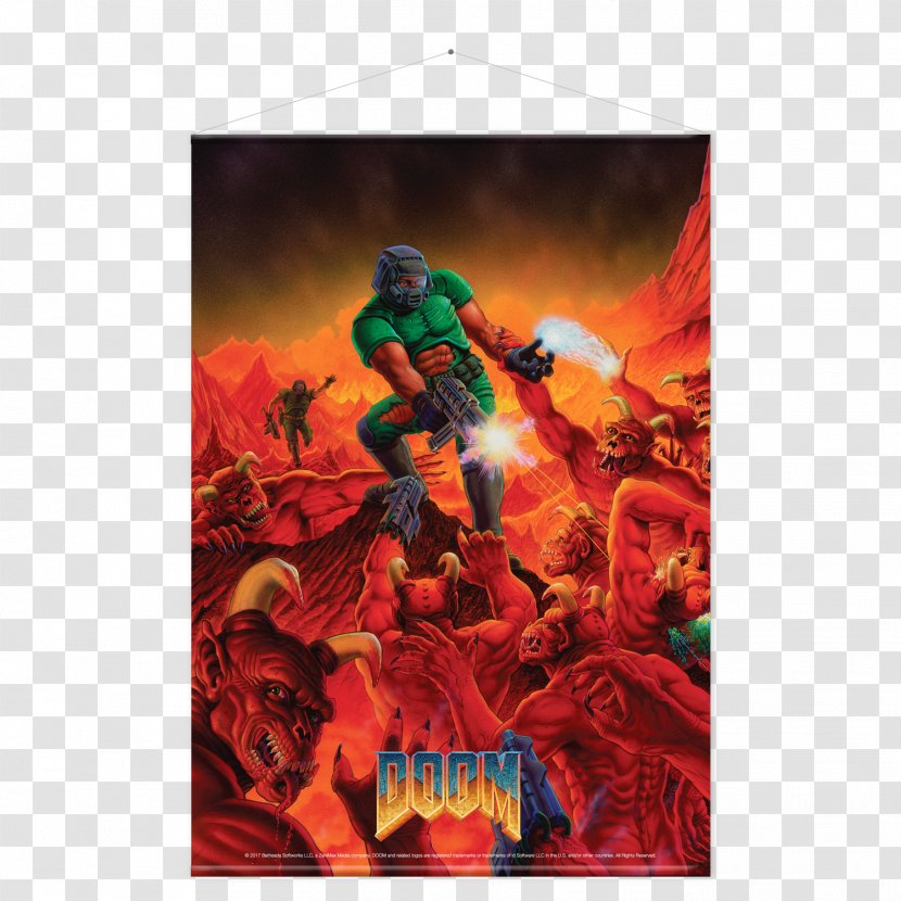 Doom II The Ultimate Brutal - Id Software - Retro Wall Transparent PNG