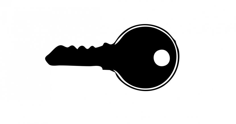 Logo White Black Font - Key - Images Transparent PNG