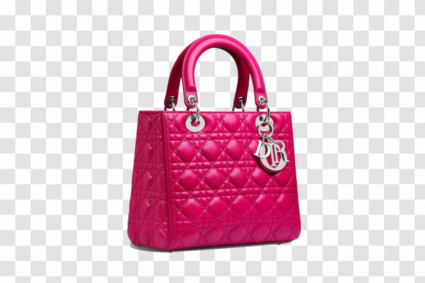 Lady Dior Christian SE Handbag Fashion - Leather - Pink Bag Transparent PNG