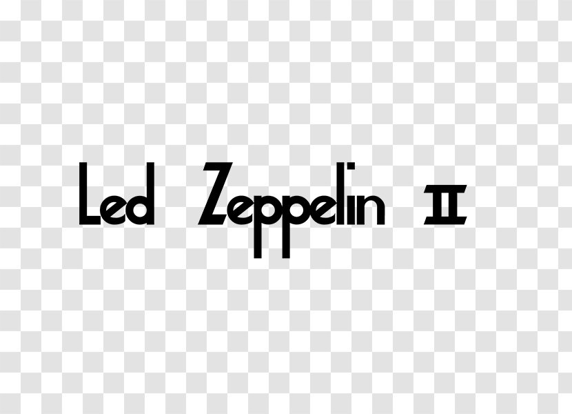 Logo Brand Led Zeppelin Font - Rectangle - Design Transparent PNG