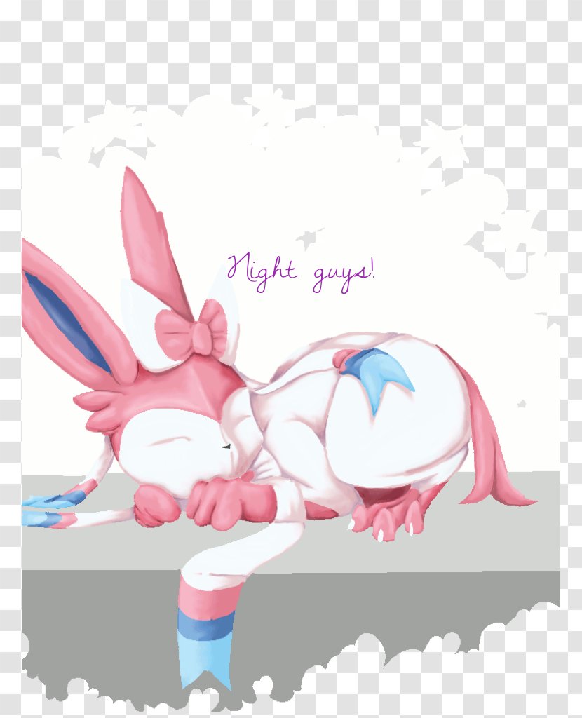 Sylveon Eevee Sleep GIF Umbreon - Jolteon - Pokemon Shiny Girl Transparent PNG