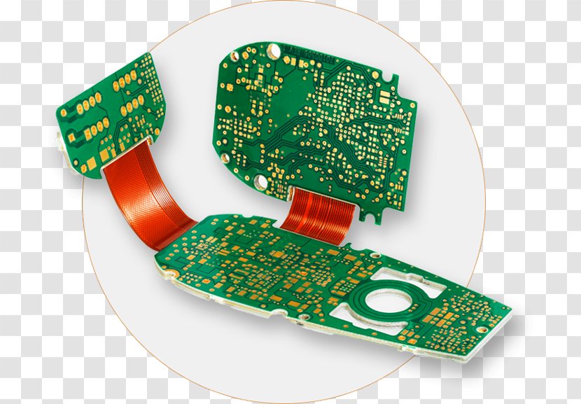 Flexible Electronics Printed Circuit Board Electrical Network Transparent PNG
