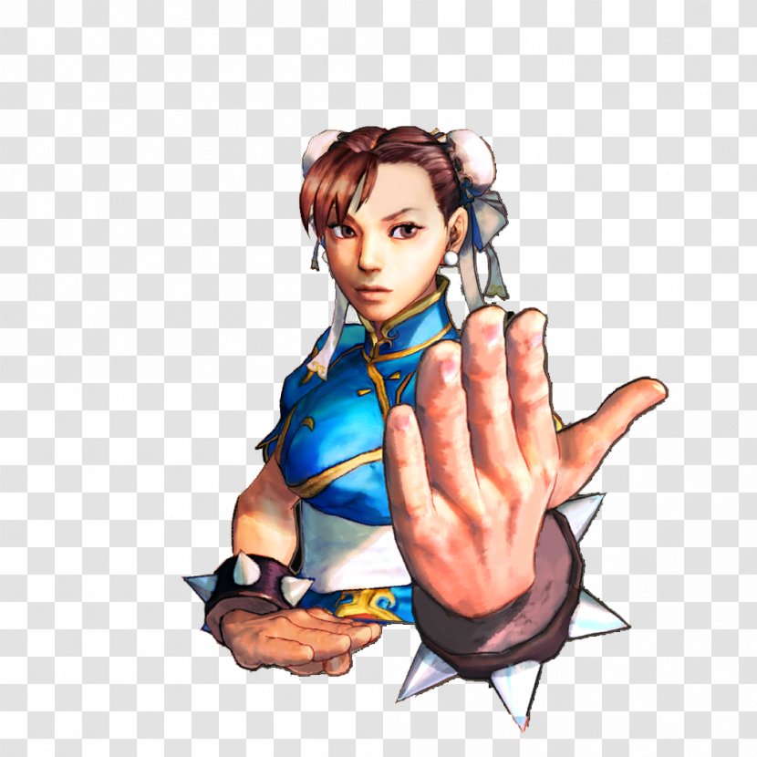 Super Street Fighter IV Chun-Li Alpha Ultra - Frame - Watercolor Transparent PNG