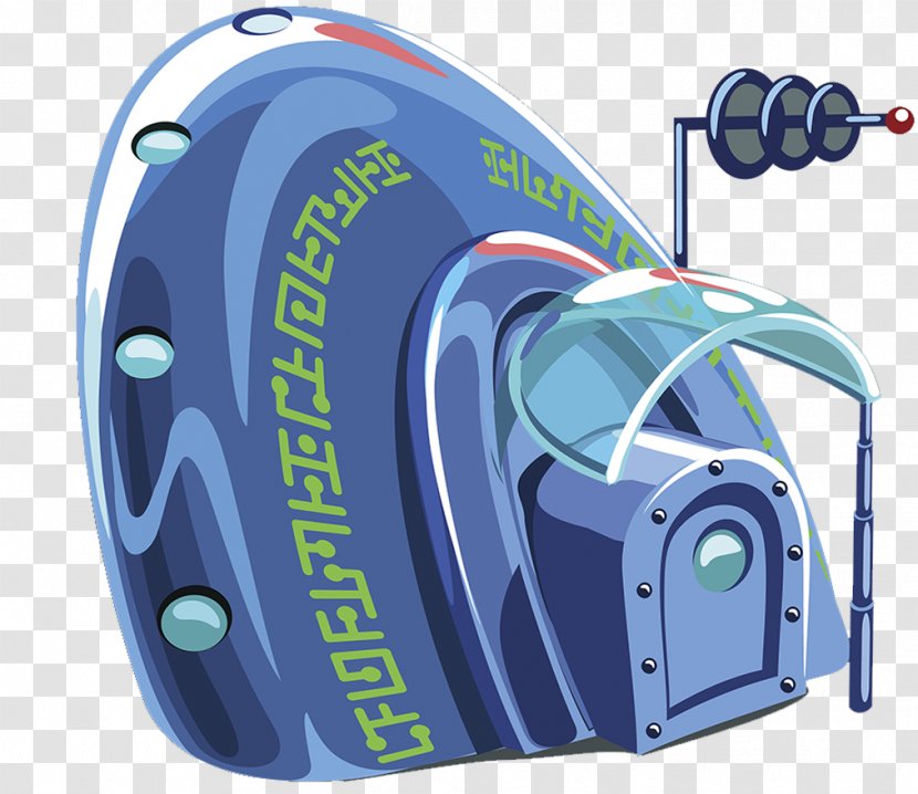 Spacecraft Icon - Bicycle Helmet - UFO Illustration Transparent PNG