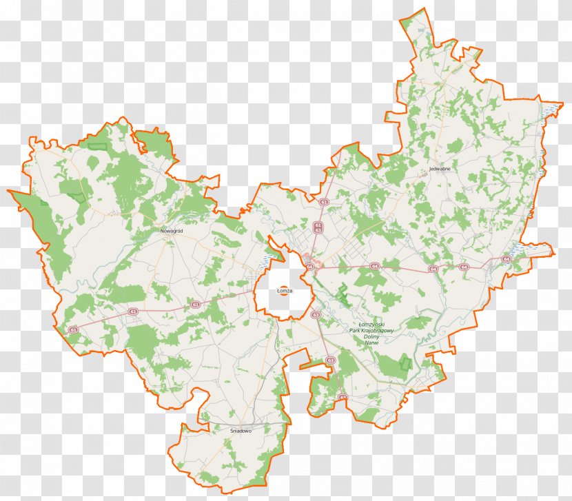 Łomża County Map Organism Tuberculosis Transparent PNG