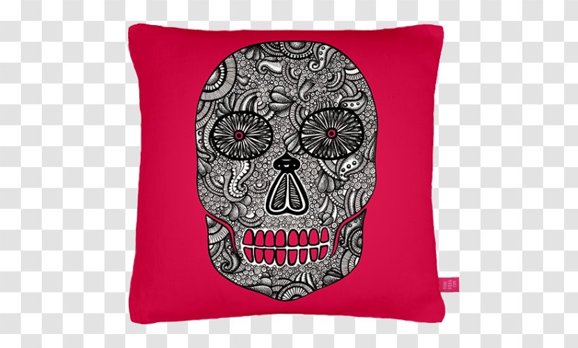 Throw Pillows Cushion Skull - Textile - Dead Sea Transparent PNG