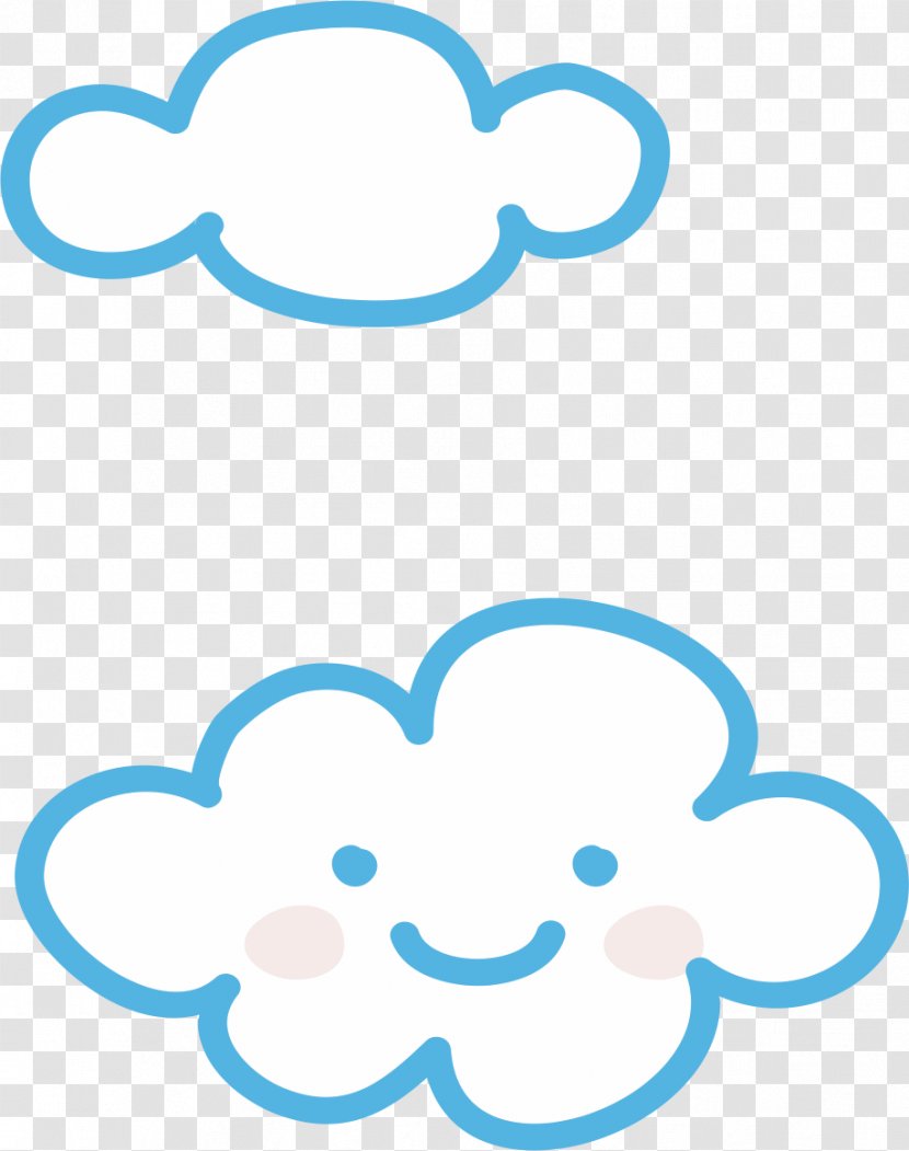 Cartoon Cloud Iridescence Speech Balloon - Text - Creative Cute Clouds Transparent PNG