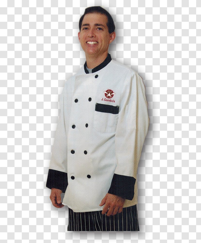 Chef's Uniform J. Gumbo's Cajun Cuisine - Menu - Cooking Transparent PNG