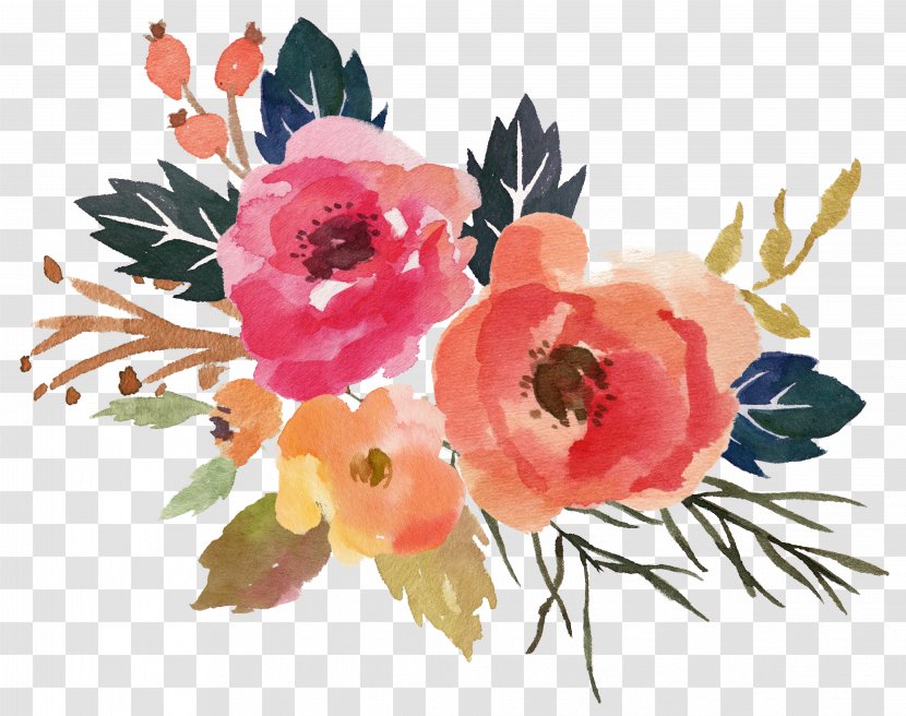 Simply Blessed Flower Bouquet Floristry Art - Cut Flowers - Referendum Watercolor Transparent PNG