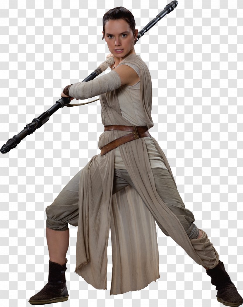 Rey Star Wars Episode VII Leia Organa Daisy Ridley Costume - Luke Skywalker Transparent PNG