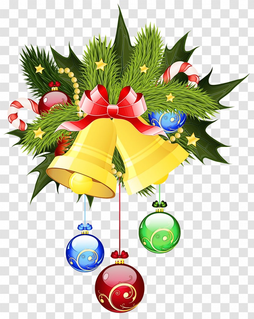 Christmas Tree Watercolor - Carol - Plant Transparent PNG