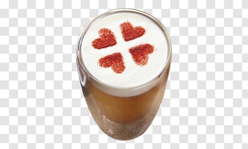 Ice Cream Tea Milkshake Latte - Drink - There Are Four Cups Of Hot Milk Transparent PNG