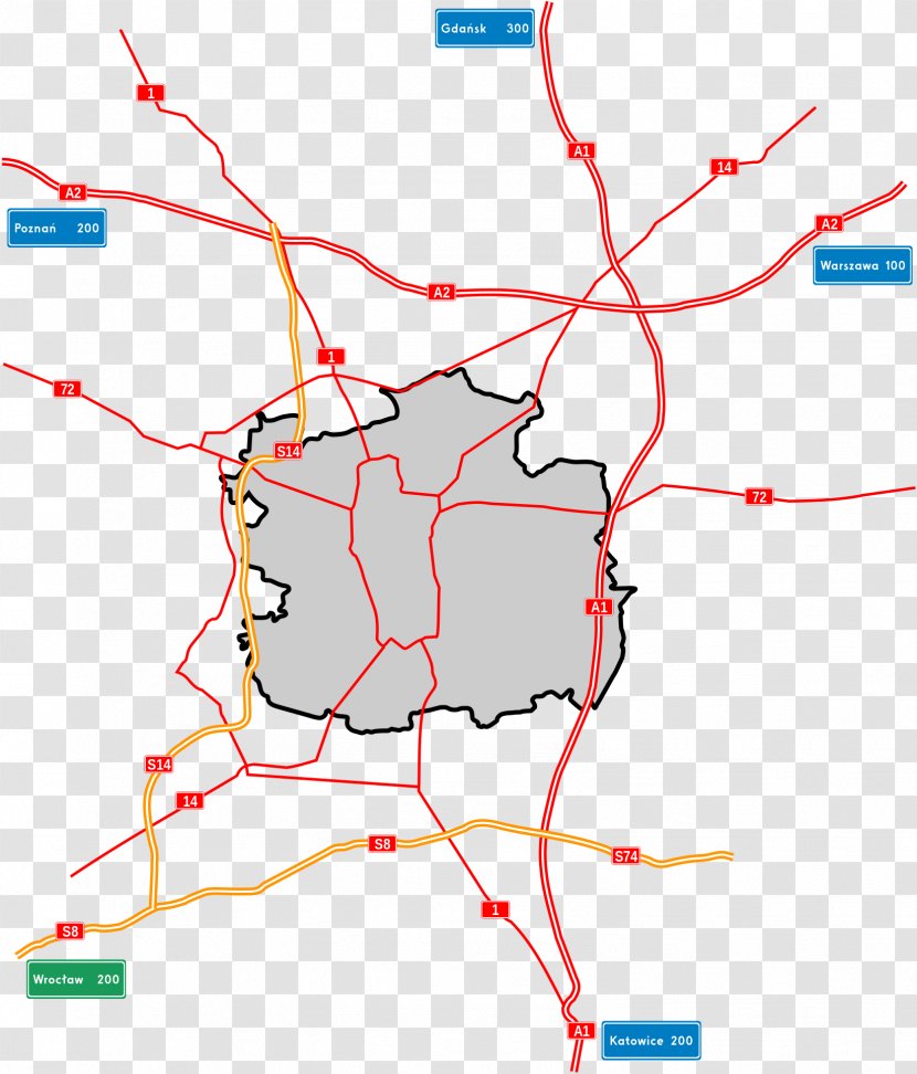 Łask Rzeszów Łódź Kaliska Railway Station Map Wzniesienia Łódzkie - DROG Transparent PNG