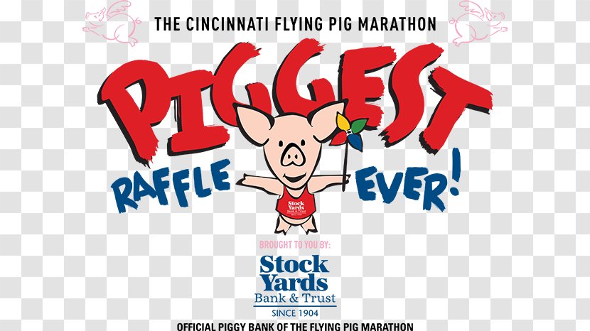 Raffle Flying Pig Marathon The Piggest Crestview Local School District Prize - Flower Transparent PNG