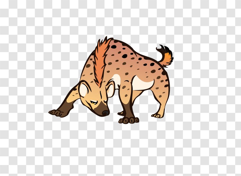 Ed The Hyena Striped Clip Art Transparent PNG