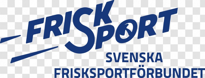 Logo Svenska Frisksportförbundet Physical Culture Brand - Blue - Design Transparent PNG