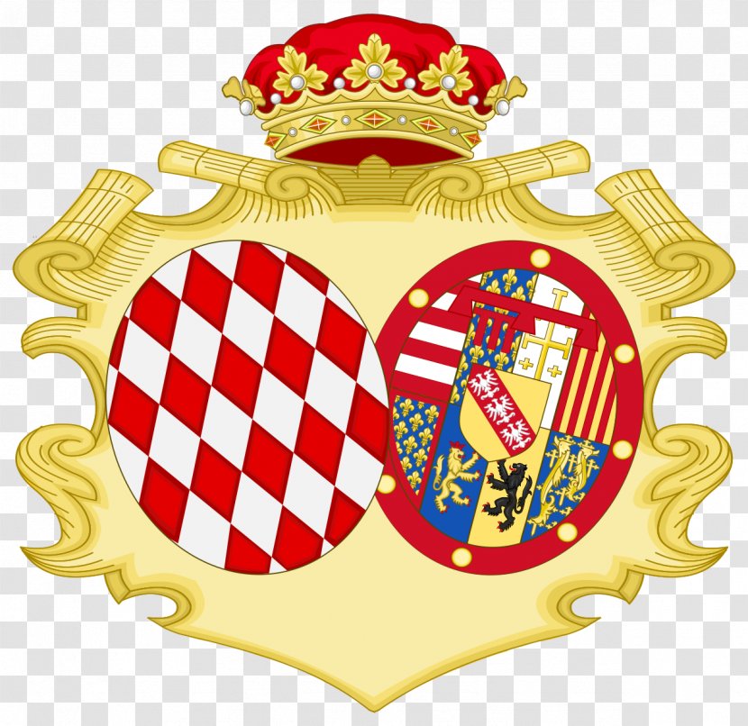 Coat Of Arms Monaco Image House Grimaldi - Charlene Princess - Besar Negara Coatofarms Transparent PNG