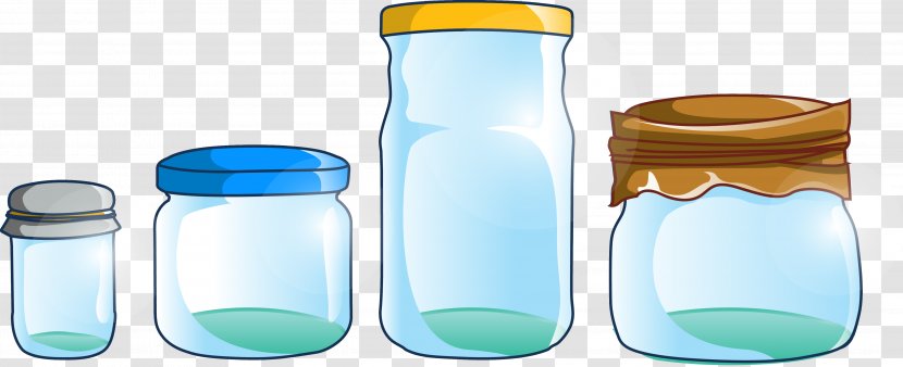 Water Bottles Plastic Bottle Glass - Mason Jar - Vector Empty Transparent PNG