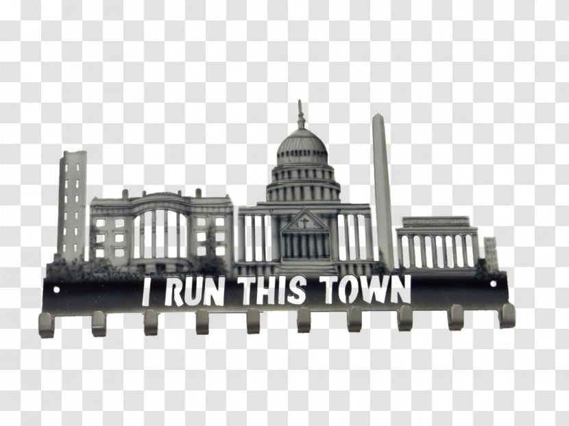 Sport Hooks Medal Metal Marathon Washington, D.C. - Futuristic City Skyline Washington Transparent PNG