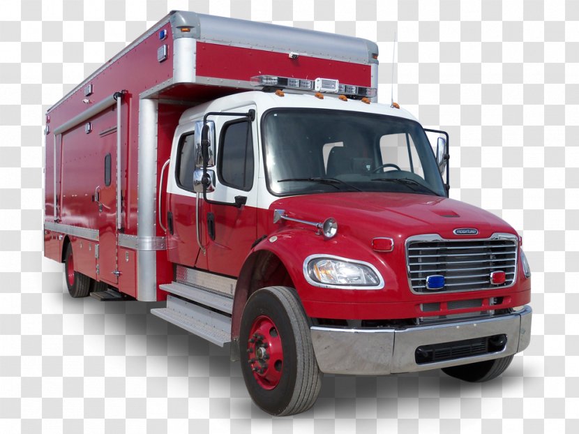 Car Truck Bed Part Emergency Service Commercial Vehicle Fire Engine Transparent PNG